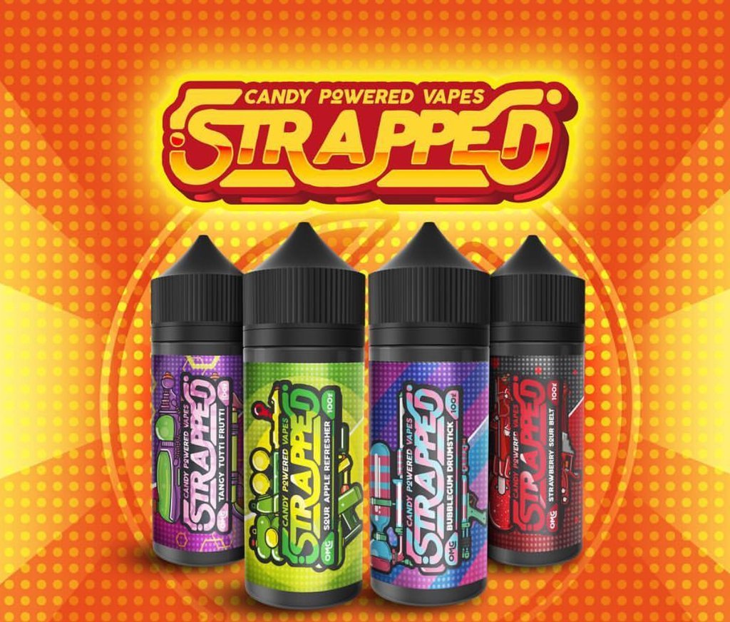 Strapped Sour Range E-Liquid - 100ml - 0/3mg - Vapeys NZ - Fast ...